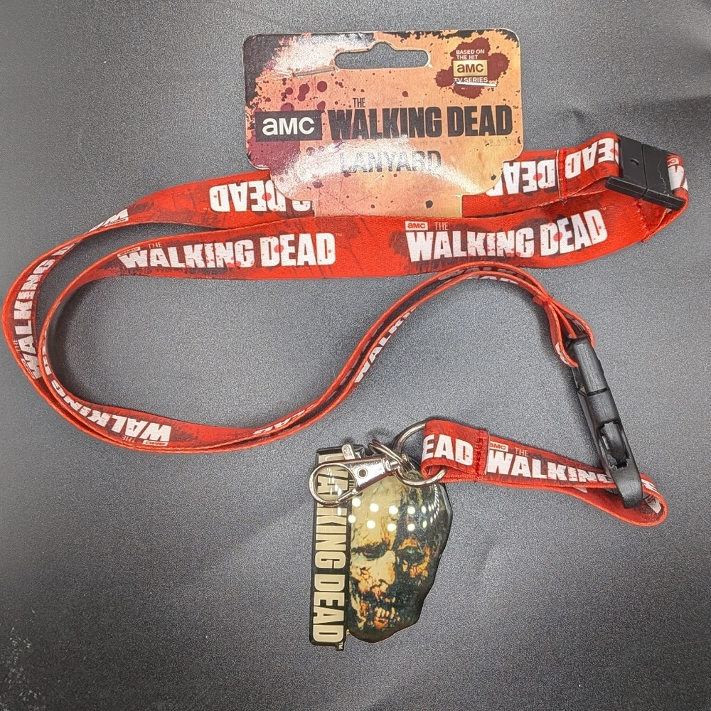 The Walking Dead Red Lanyard